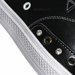 Aquapillar New Constant5 Leather Rhinestone Fashion Sneakers - Womens Casual High Top Shoes