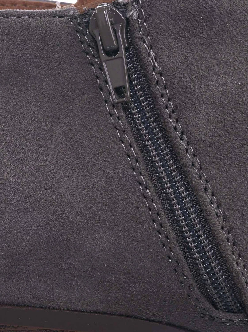 Aquapillar New Mug Western Low Chunky Block Heel Bootie - Women Ankle Boots W Stack Heel