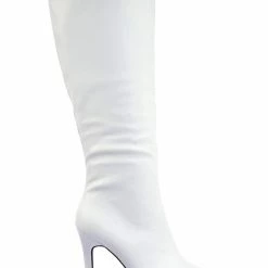 Aquapillar Pledge27 Pointed Toe Knee High Heel Dress Sandal W Checker Solid & Glitter New