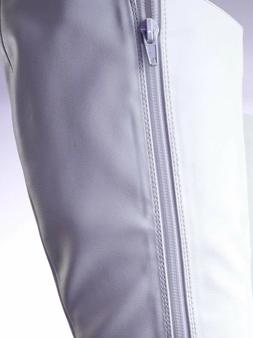 Aquapillar Pledge27 Pointed Toe Knee High Heel Dress Sandal W Checker Solid & Glitter New