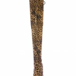 Aquapillar New Snivy OTK Over Knee Thigh Slouchy Boots - Women Back Lace Tie & Block Heel