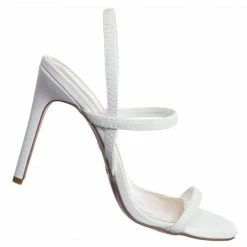 Aquapillar Timeless34 Thin Elastic Strap High Heel Sandal - Women Open Toe Stretchy Shoes