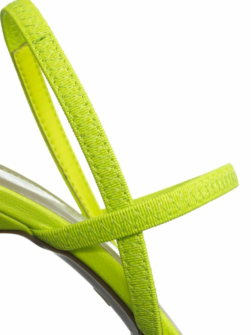 Aquapillar Timeless34 Thin Elastic Strap High Heel Sandal - Women Open Toe Stretchy Shoes