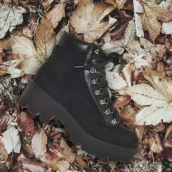 Soda Attic Lightweight Combat Boots W Padded Collar