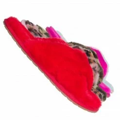 Liliana New Dearly1 Fluffy Faux Fur Slipper, Men Women Fuzzy Slides
