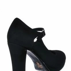 CityClassified New Denny Foam Padded Mary Jane Dress Pump -Women Chunky Block High Heel Office Shoe