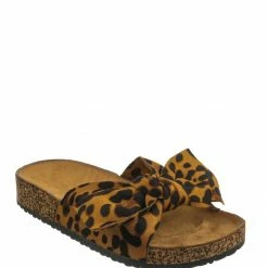 Forever Link Berk24 Molded Footbed Slipper Sandal - Women Comfort Contour Cork Slip On Shoes