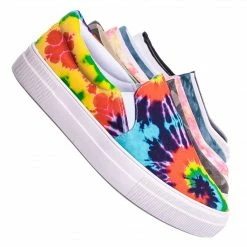 Soda Hike Comfort Foam Padded Platform Sneaker - Slip-on Slide In Athleisure Loafers New