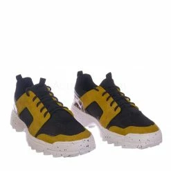 Bamboo New Above20 Lightweight Chunky Sneaker -Lace Up EVA Color Block Fashion Athletic