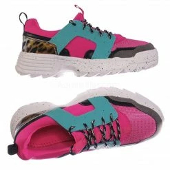 Bamboo New Above20 Lightweight Chunky Sneaker -Lace Up EVA Color Block Fashion Athletic