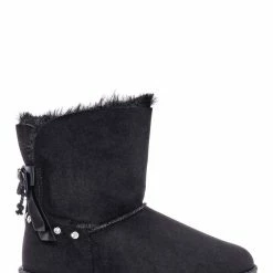 Bamboo New Annie16K Children Moccossin Mukluk Slipper Boots W Rhinestone Embellishment