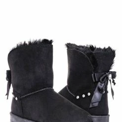 Bamboo New Annie16K Children Moccossin Mukluk Slipper Boots W Rhinestone Embellishment