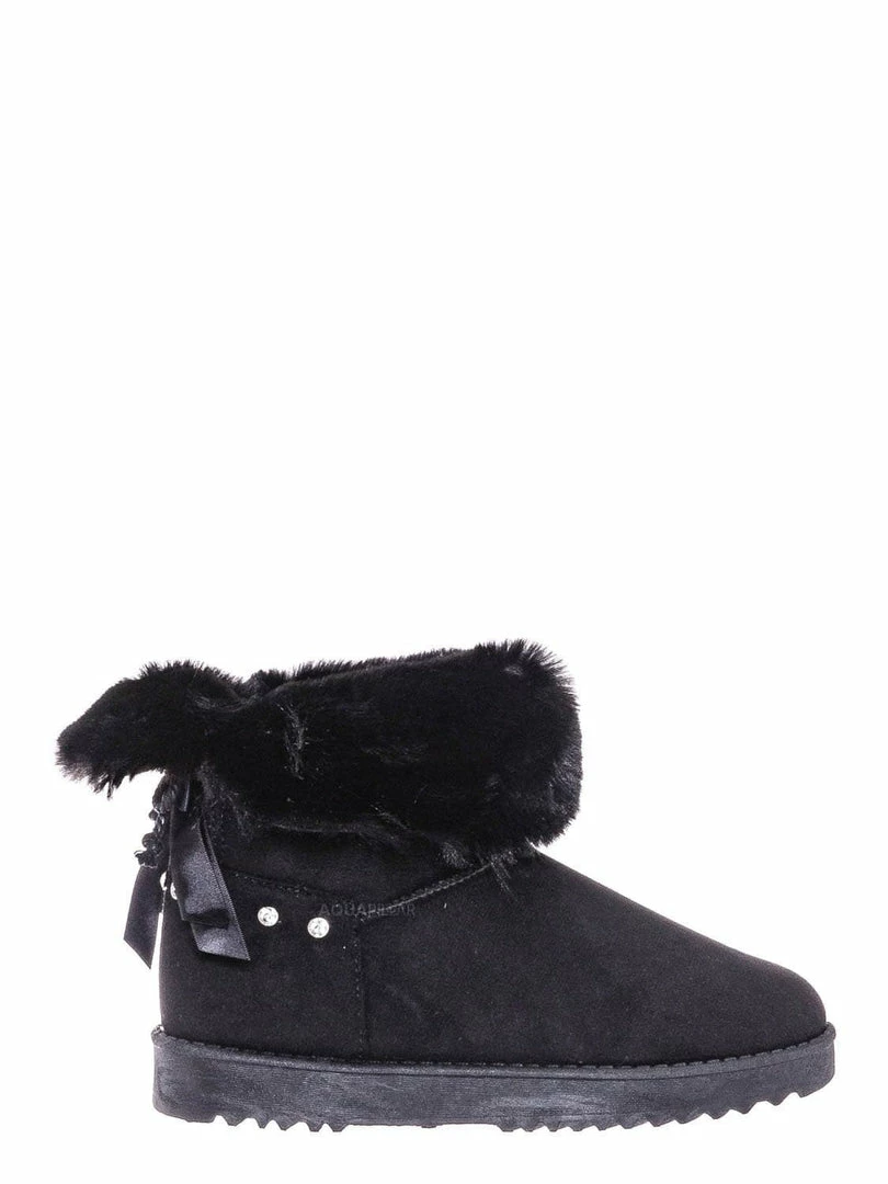 Bamboo New Annie16K Children Moccossin Mukluk Slipper Boots W Rhinestone Embellishment