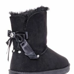 Bamboo New Annie16K Children Moccossin Mukluk Slipper Boots W Rhinestone Embellishment