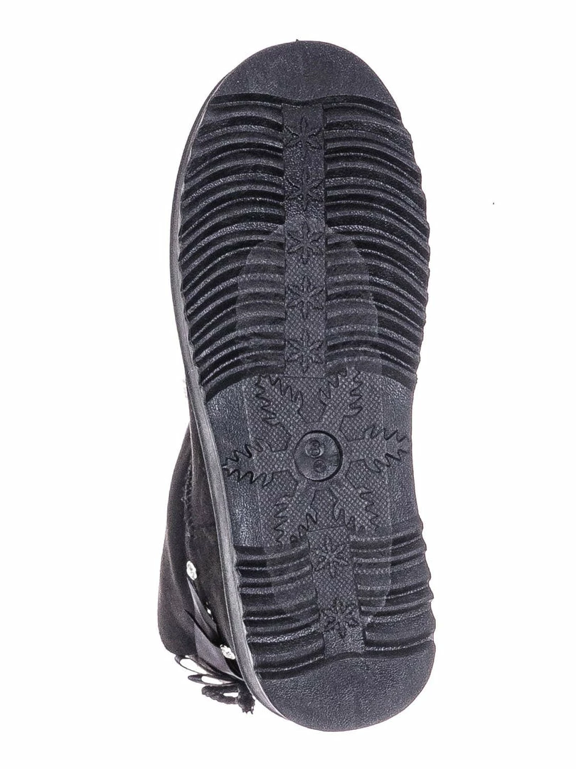 Bamboo New Annie16K Children Moccossin Mukluk Slipper Boots W Rhinestone Embellishment