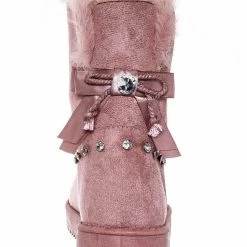 Bamboo New Annie16K Children Moccossin Mukluk Slipper Boots W Rhinestone Embellishment