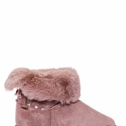 Bamboo New Annie16K Children Moccossin Mukluk Slipper Boots W Rhinestone Embellishment