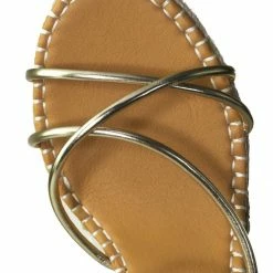 Bamboo New Announce03 Thin Strap Espadrille Wedge -Women Woven Platform Barely There Sandal