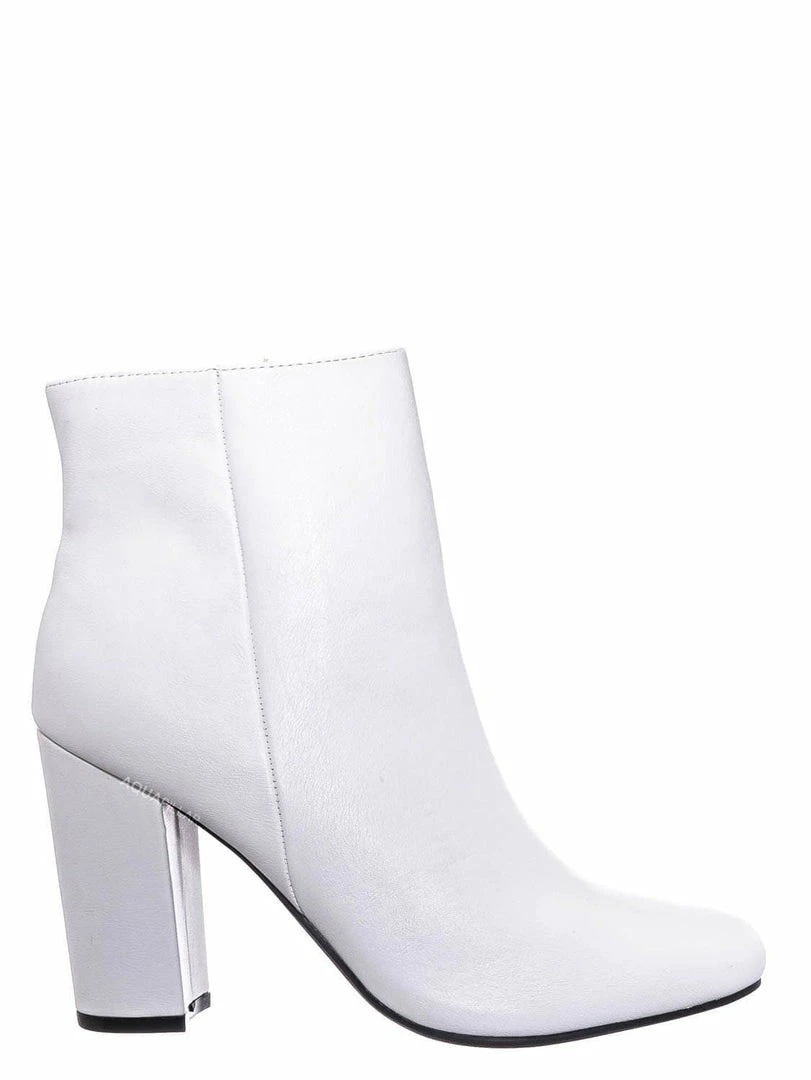 Bamboo New Awake01 Classic Block Heel Bootie - Womens Chunky Ankle Dress Boots