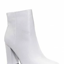 Bamboo New Awake01 Classic Block Heel Bootie - Womens Chunky Ankle Dress Boots