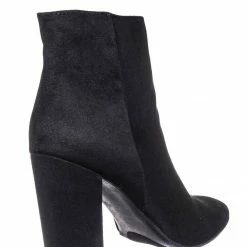 Bamboo New Awake01 Classic Block Heel Bootie - Womens Chunky Ankle Dress Boots