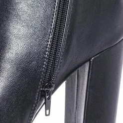 Bamboo New Awake01 Classic Block Heel Bootie - Womens Chunky Ankle Dress Boots