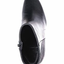 Bamboo New Awake01 Classic Block Heel Bootie - Womens Chunky Ankle Dress Boots