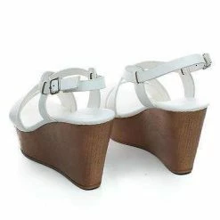 New Becca09 By Bamboo, Criss Cross Cut Out Ankle Strap Open Toe Platform Wedge Sandal