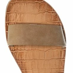 Bamboo New Belen Wide Band Flat Sandal - Womens Open Toe Summer Buckle Beachwear