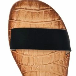 Bamboo New Belen Wide Band Flat Sandal - Womens Open Toe Summer Buckle Beachwear