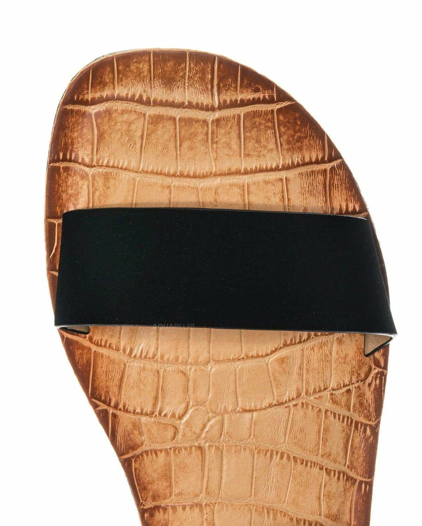 Bamboo New Belen Wide Band Flat Sandal - Womens Open Toe Summer Buckle Beachwear