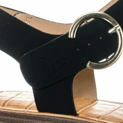 Bamboo New Belen Wide Band Flat Sandal - Womens Open Toe Summer Buckle Beachwear