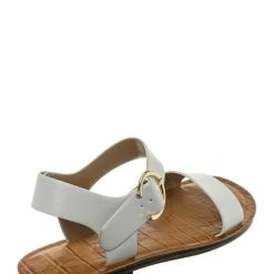 Bamboo New Belen Wide Band Flat Sandal - Womens Open Toe Summer Buckle Beachwear