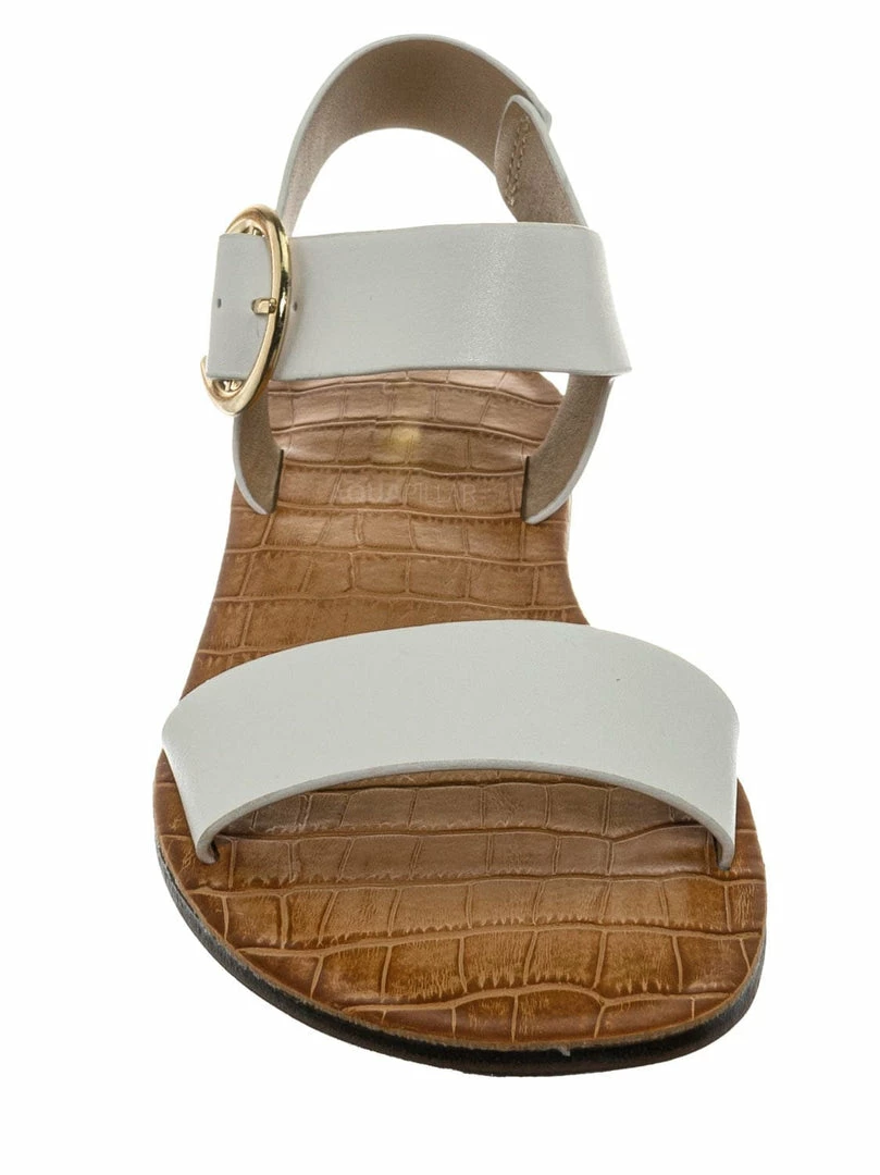 Bamboo New Belen Wide Band Flat Sandal - Womens Open Toe Summer Buckle Beachwear