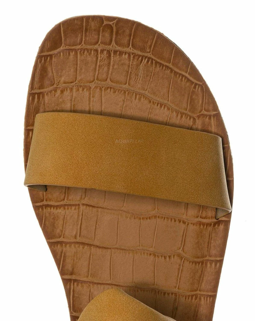 Bamboo New Belen Wide Band Flat Sandal - Womens Open Toe Summer Buckle Beachwear