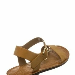 Bamboo New Belen Wide Band Flat Sandal - Womens Open Toe Summer Buckle Beachwear