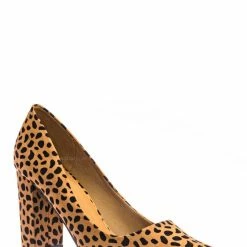 Bamboo Bellflower02 Pointed Toe High Block Heel Pump - Women Chunky Retro Dress Shoe New