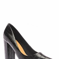 Bamboo Bellflower02 Pointed Toe High Block Heel Pump - Women Chunky Retro Dress Shoe New