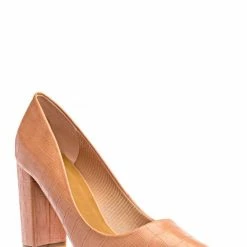 Bamboo Bellflower02 Pointed Toe High Block Heel Pump - Women Chunky Retro Dress Shoe New