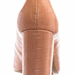 Bamboo Bellflower02 Pointed Toe High Block Heel Pump - Women Chunky Retro Dress Shoe New