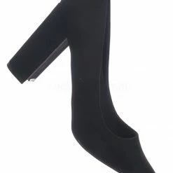 Bamboo Bellflower02 Pointed Toe High Block Heel Pump - Women Chunky Retro Dress Shoe New