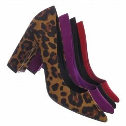 Bamboo Bellflower02 Pointed Toe High Block Heel Pump - Women Chunky Retro Dress Shoe New