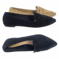 Bamboo New Blog31 Women Slip On Pointed Toe Flat Floater
