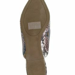 Bamboo Blog44 Slip On Mule Slippers - Women Flat Backless Pointed Toe Pump