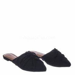 Bamboo New Blog60 Pointed Toe Slide In Loafer - Women Backless Open Heel Slipper Sandals
