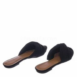 Bamboo New Blog60 Pointed Toe Slide In Loafer - Women Backless Open Heel Slipper Sandals