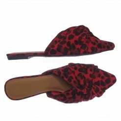 Bamboo New Blog60 Pointed Toe Slide In Loafer - Women Backless Open Heel Slipper Sandals