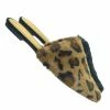 Bamboo Blog75 Slip On Faux Fur Mule Flats - Womens Pointed Toe Slipper Shoes New