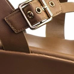 Bamboo Bonus15 Platform Flatform Open Toe Strappy Buckle Sandal New