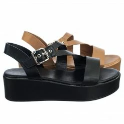 Bamboo Bonus15 Platform Flatform Open Toe Strappy Buckle Sandal New